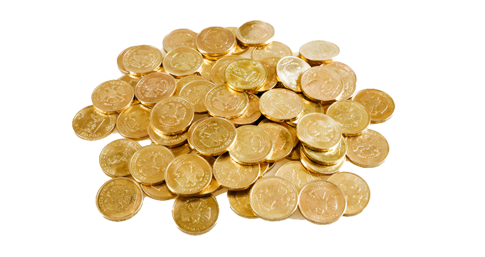 monedas de oro