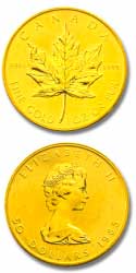 monedas de oro