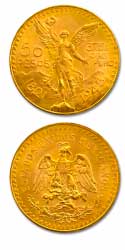 monedas de oro