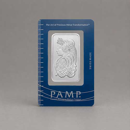 Lingote de plata PAMP Suisse