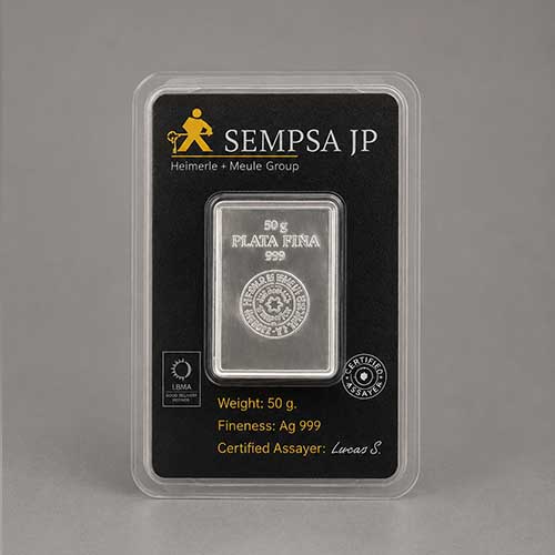 Lingote de plata Sempsa JP